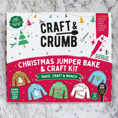 Click to view product details and reviews for Craft Crumb Christmas Jumper Bake Craft Kit.