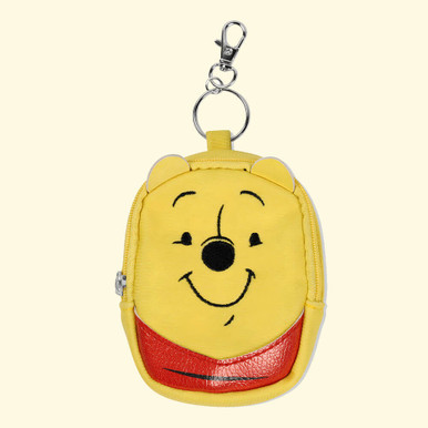 Image of Disney Winnie The Pooh Yellow and Red Mini Backpack Keychain