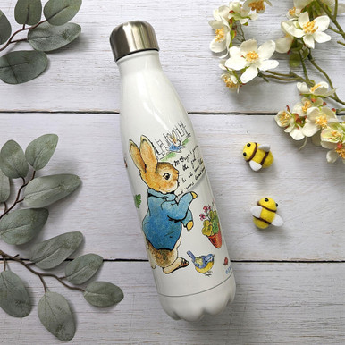Image of Peter Rabbit Pin Up White Hydration Bottle