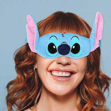 Image of Disney Lilo & Stitch Blue & Pink Stitch Sleep Mask