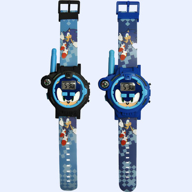 Image of Sega Sonic The Hedgehog Walkie Talkie Watch 2 Piece Set