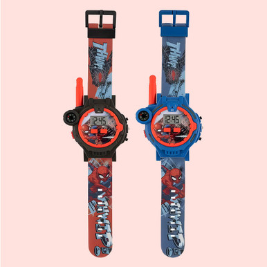 Image of Disney Marvel Spiderman Walkie Talkie Watch 2 Piece Set