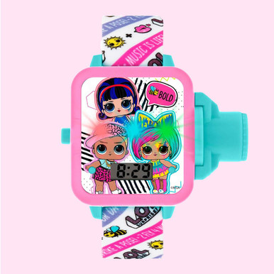 Image of LOL Surprise Pink & White Strap Projection Watch