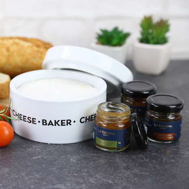Image of Cheese Baker with Chutney and Relish
