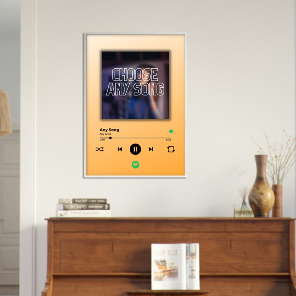 Personalised Spotify Music Framed Print