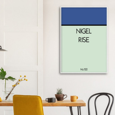 Image of Personalised Monopoly Framed Print