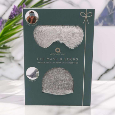 Image of Grey Eye Mask And Socks Gift