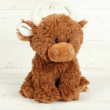 Click to view product details and reviews for Small Highland Cow Plush.