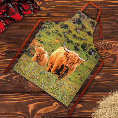Image of Highland Cow & Calf Apron