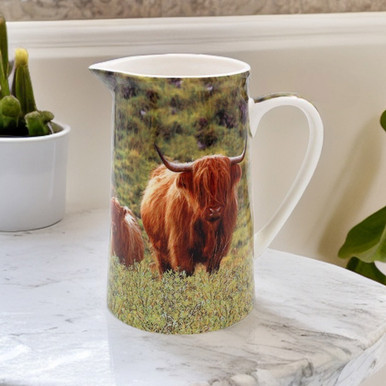 Image of Highland Cow & Calf Jug