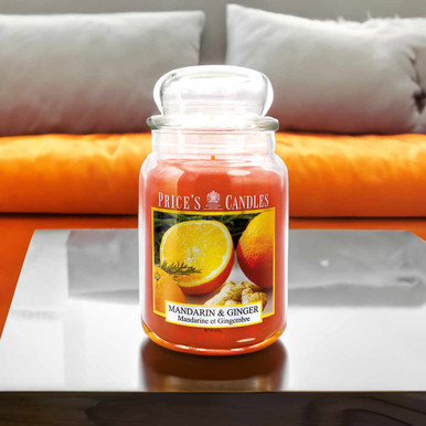 Image of Mandarin & Ginger Candle Jar Large