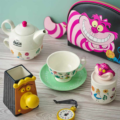 Image of Disney Alice in Wonderland Cup & Saucer Set Boxed