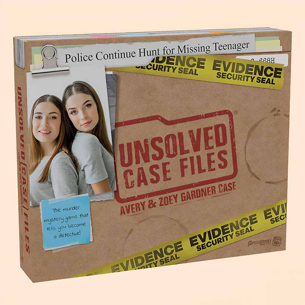 Goliath Games Unsolved Case Files Avery Gardener