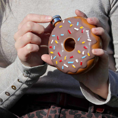 Image of Donut Novelty Hipflask