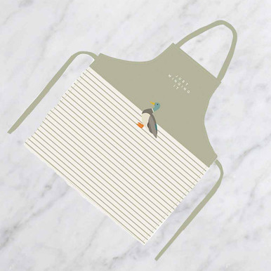 Image of Free as a Bird Mallard Recycled Cotton Apron - RSPB