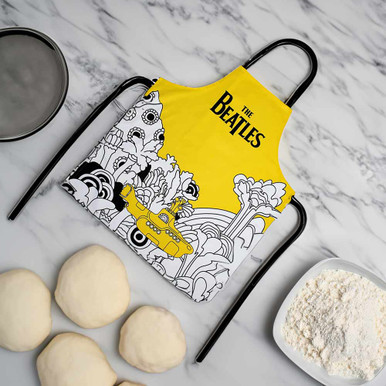 Click to view product details and reviews for The Beatles Yellow Submarine Recycled Cotton Apron.