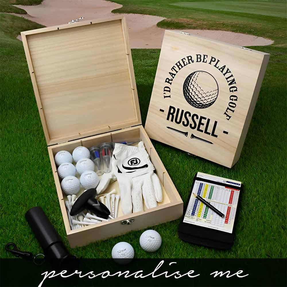 Personalised Golfers Storage Box