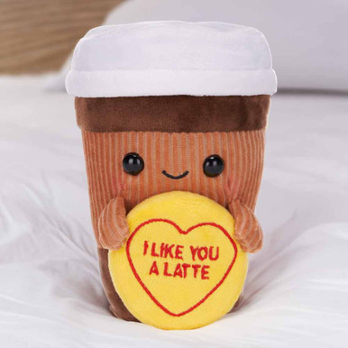 Click to view product details and reviews for Love Hearts I Like You A Latte Plush.