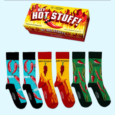 Click to view product details and reviews for Hey Hot Stuff Mens Socks 3 Pairs.