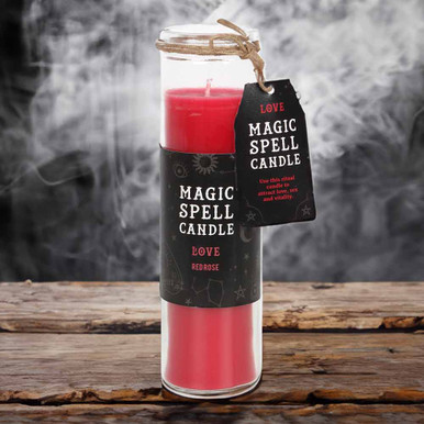 Click to view product details and reviews for Magic Spell Tall Candle Love.