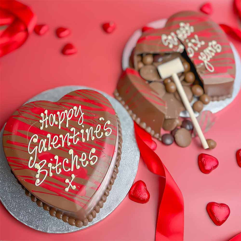 Personalised Galentines Smash Cake