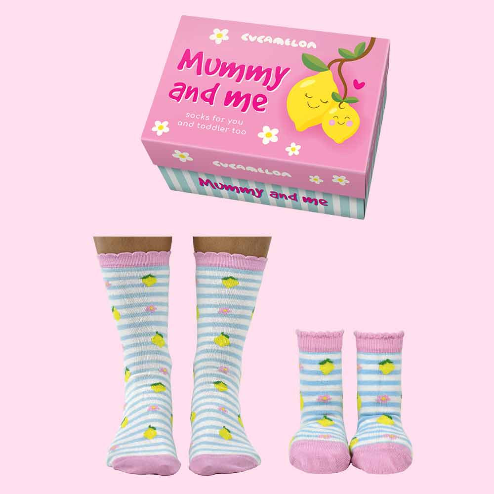 Mummy & Me Lemon Socks