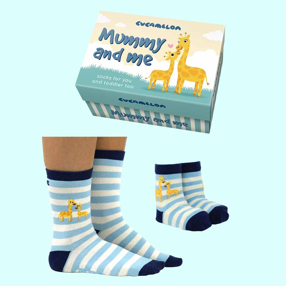 Mummy & Me Giraffe Socks