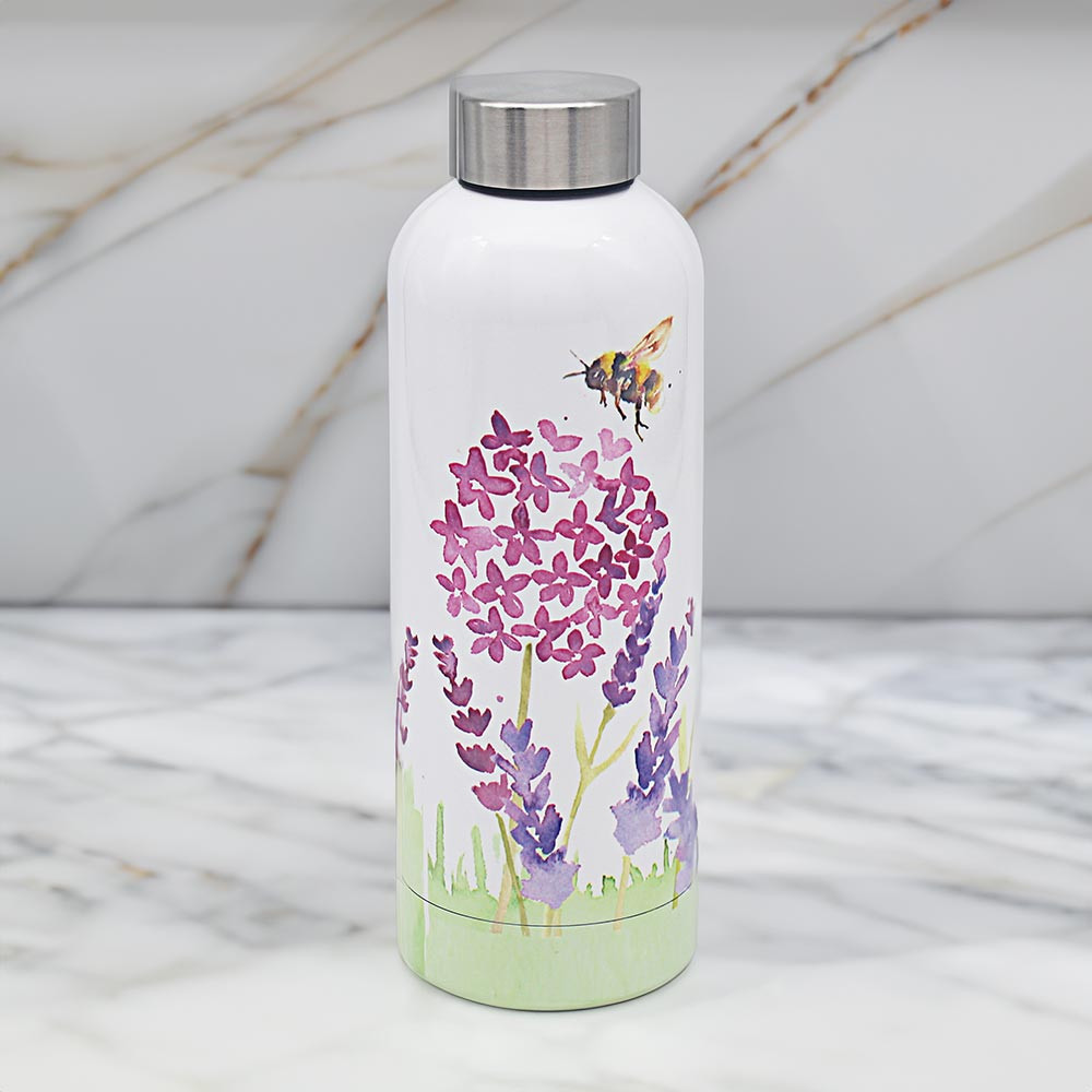 Lavender & Bees Water Bottle