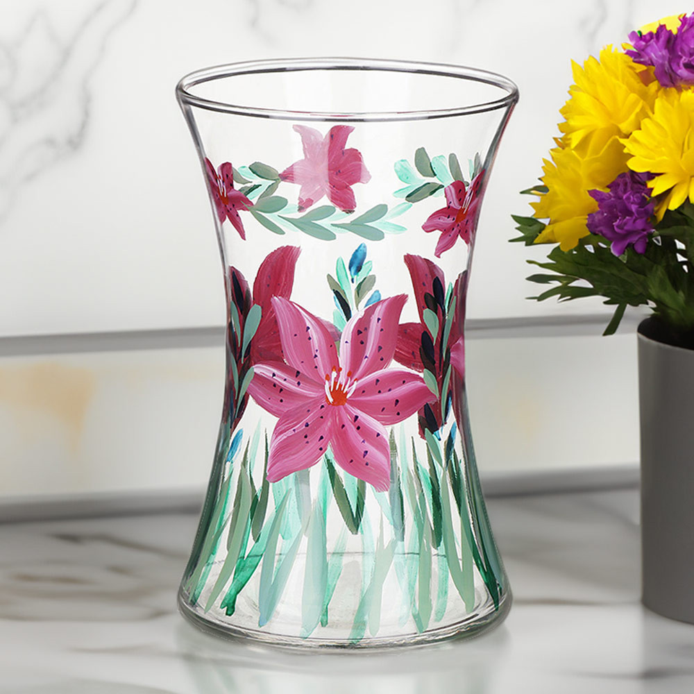 Lily Clear Glass Vase