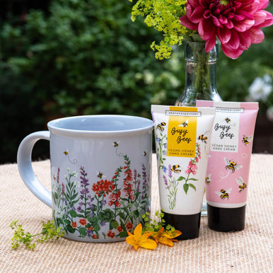 Image of Busy Bees Mug And Handcream Gift