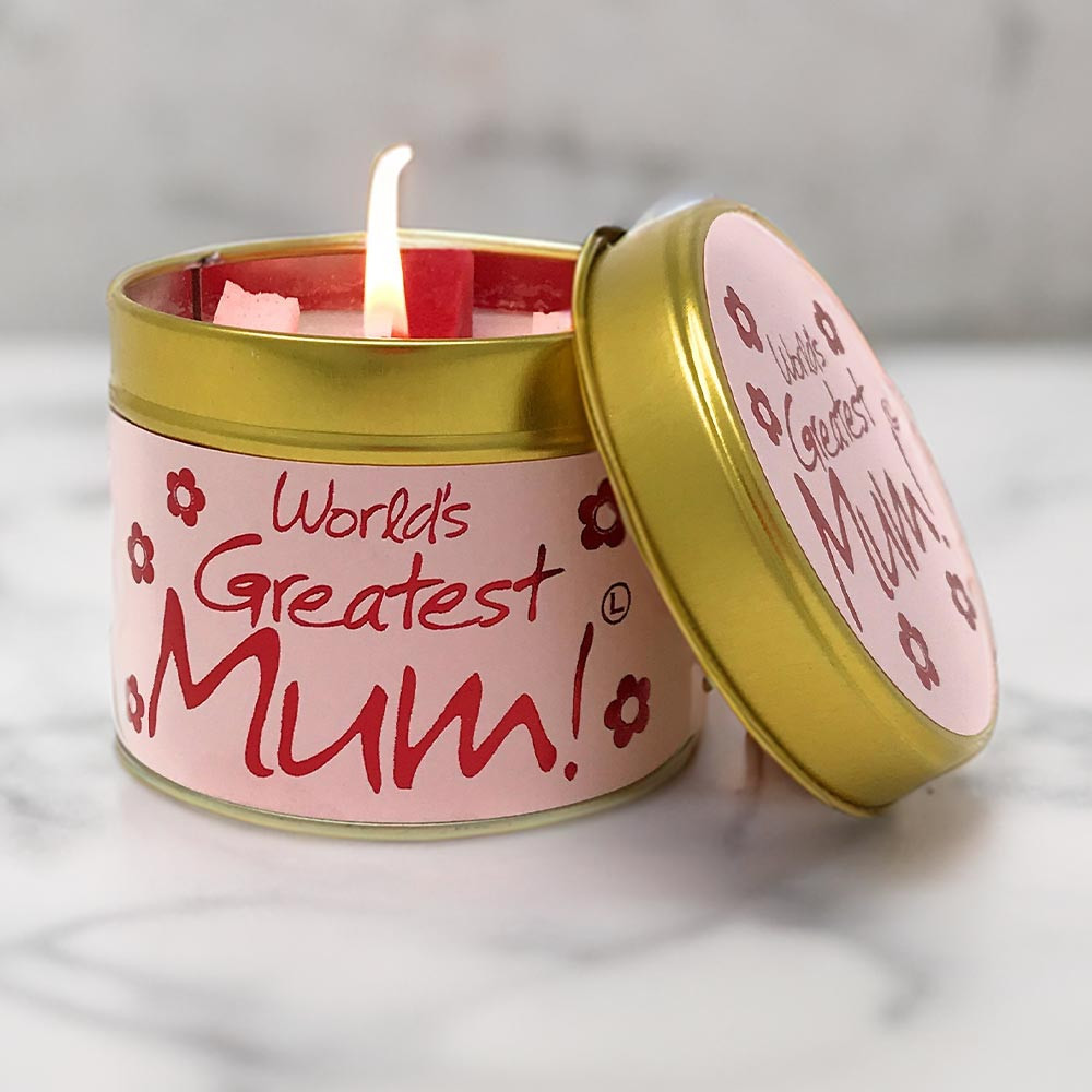 Worlds Greatest Mum! Scented Candle Tin