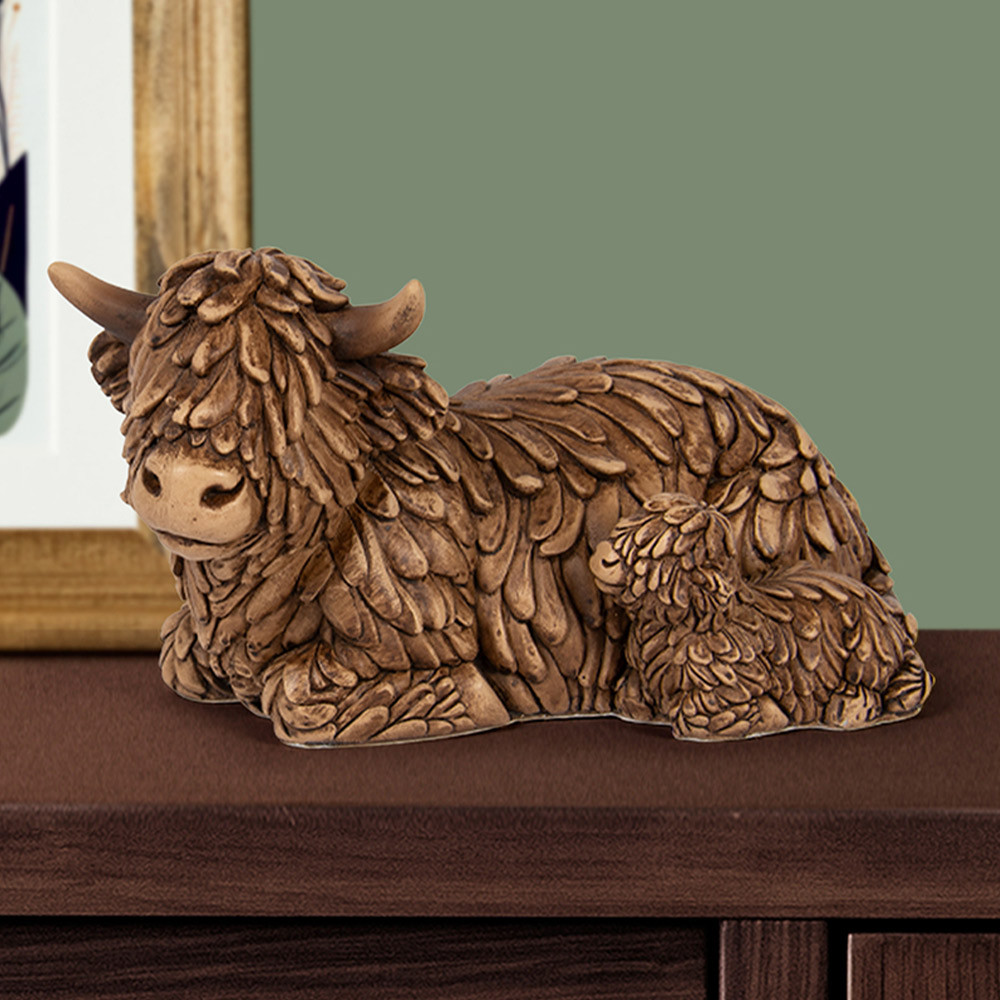 Hughie Highland Cow & Calf Large