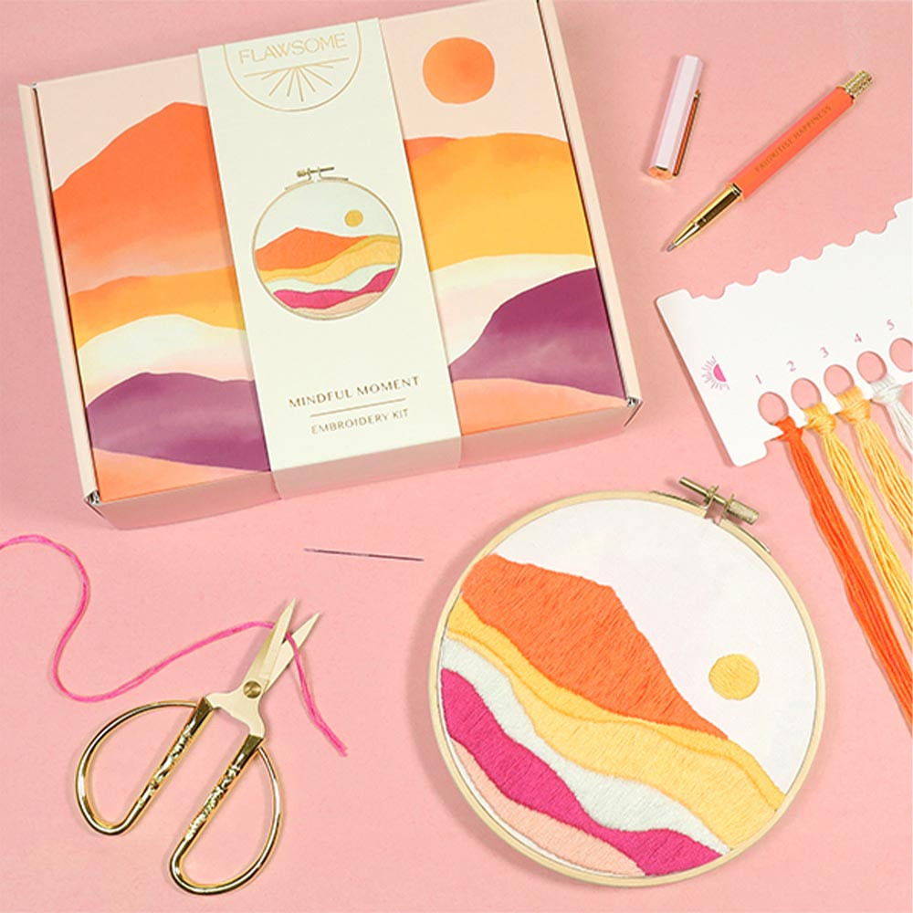 Mindful Moment DIY Embroidery Kit