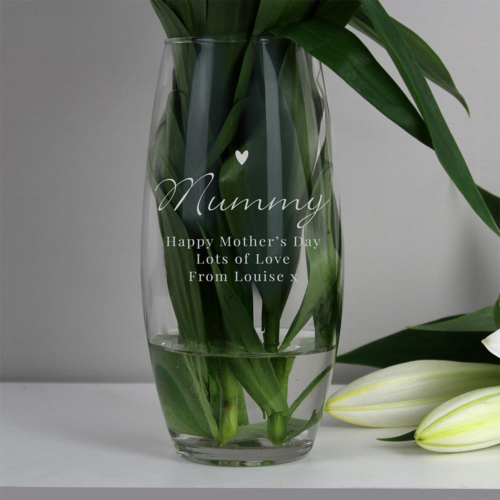 Personalised Mothers Day Vase