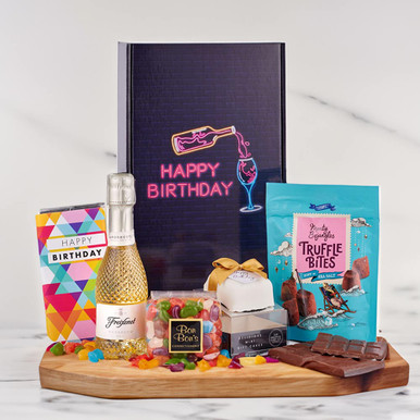 Click to view product details and reviews for Happy Birthday With Fizz Hamper.