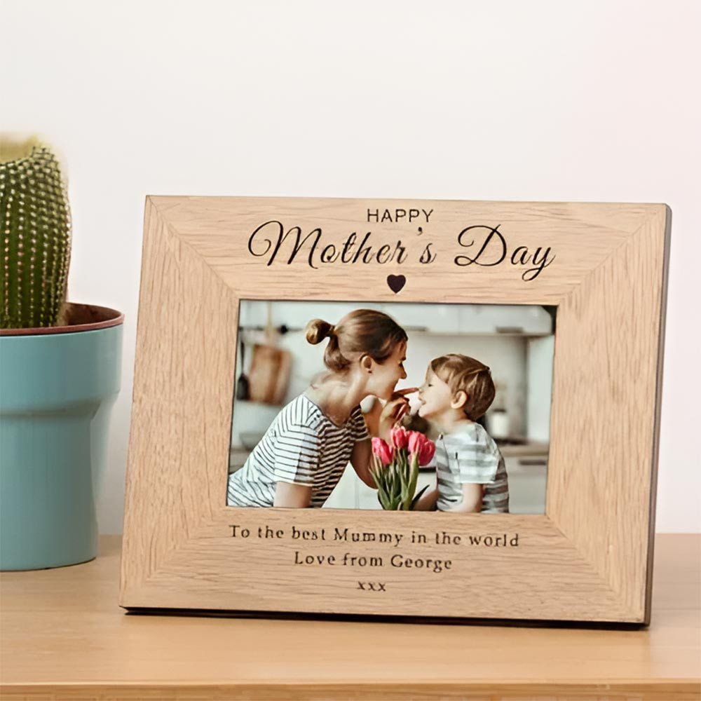 Personalised Mothers Day Wooden Frame