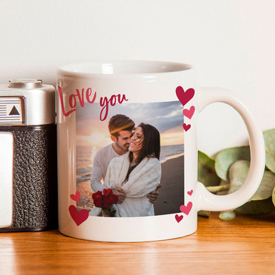 Personalised Love You Photo Personalised Mug