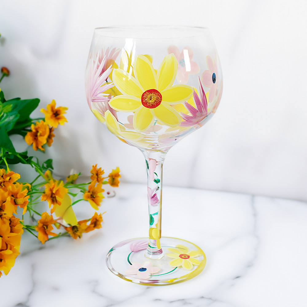 Daffodils Gin Glass