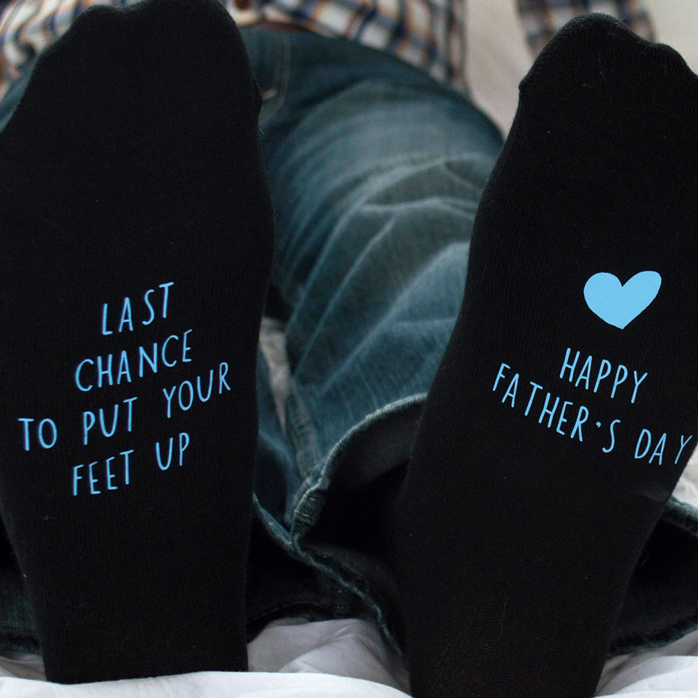 Fathers Day Bump Socks