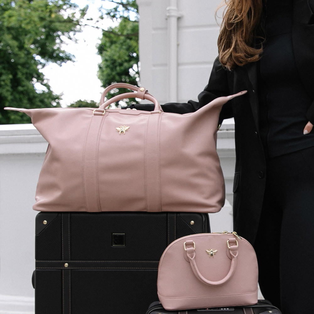 Alice Wheeler Marylebone Weekend Bag - Pink