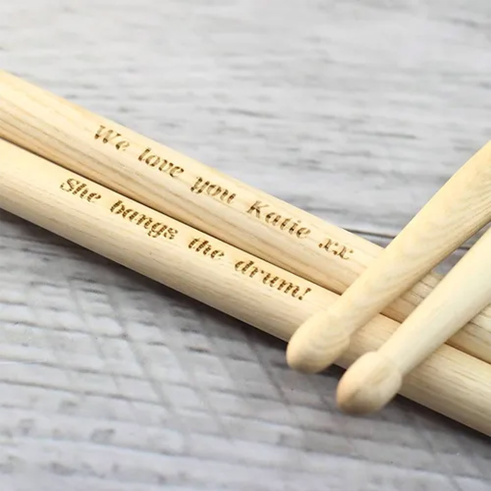 Personalised Wooden Drumsticks