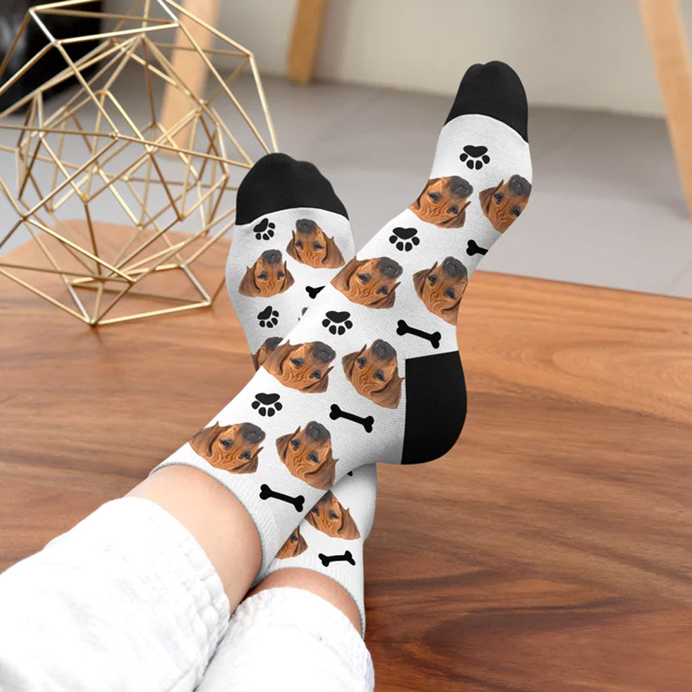 Personalised Dog Photo Socks - Women's