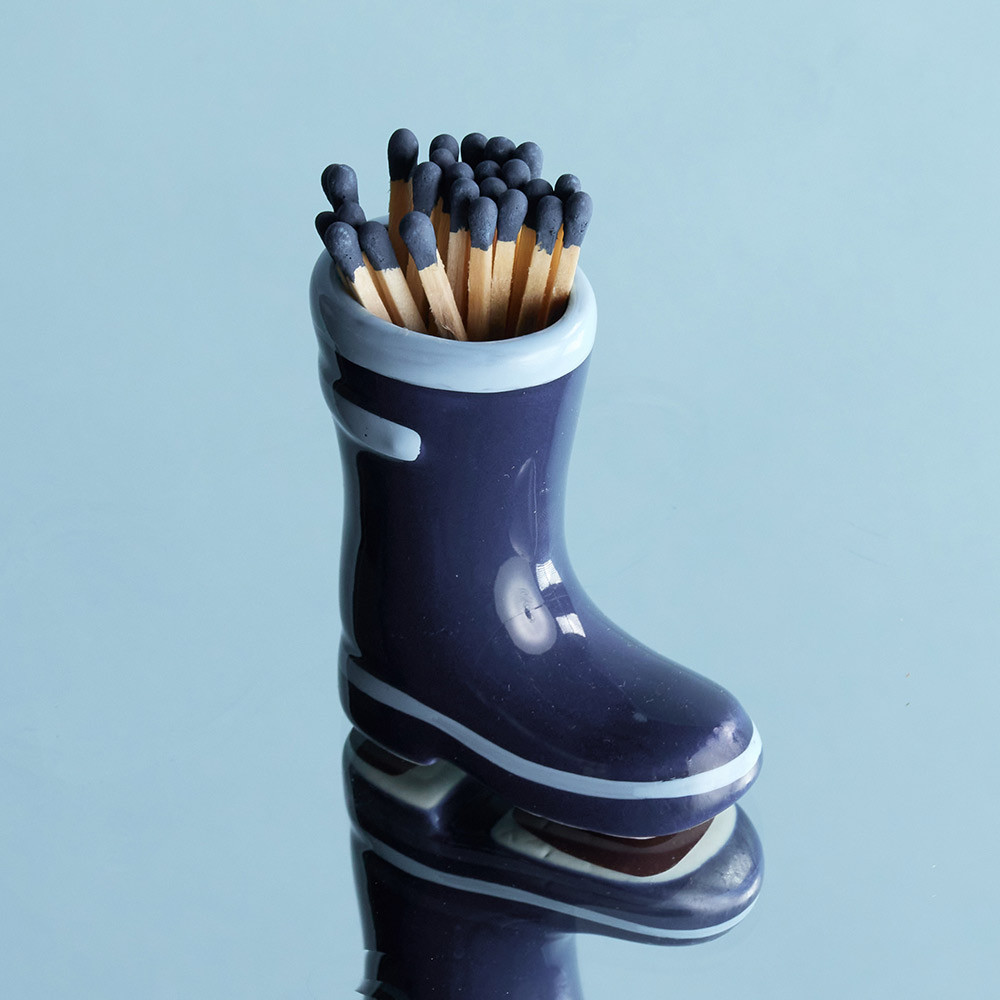 Navy Blue Wellington Boot Match Holder - 25 pack