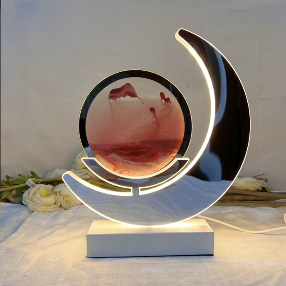 Quicksand Lamp Moon Red