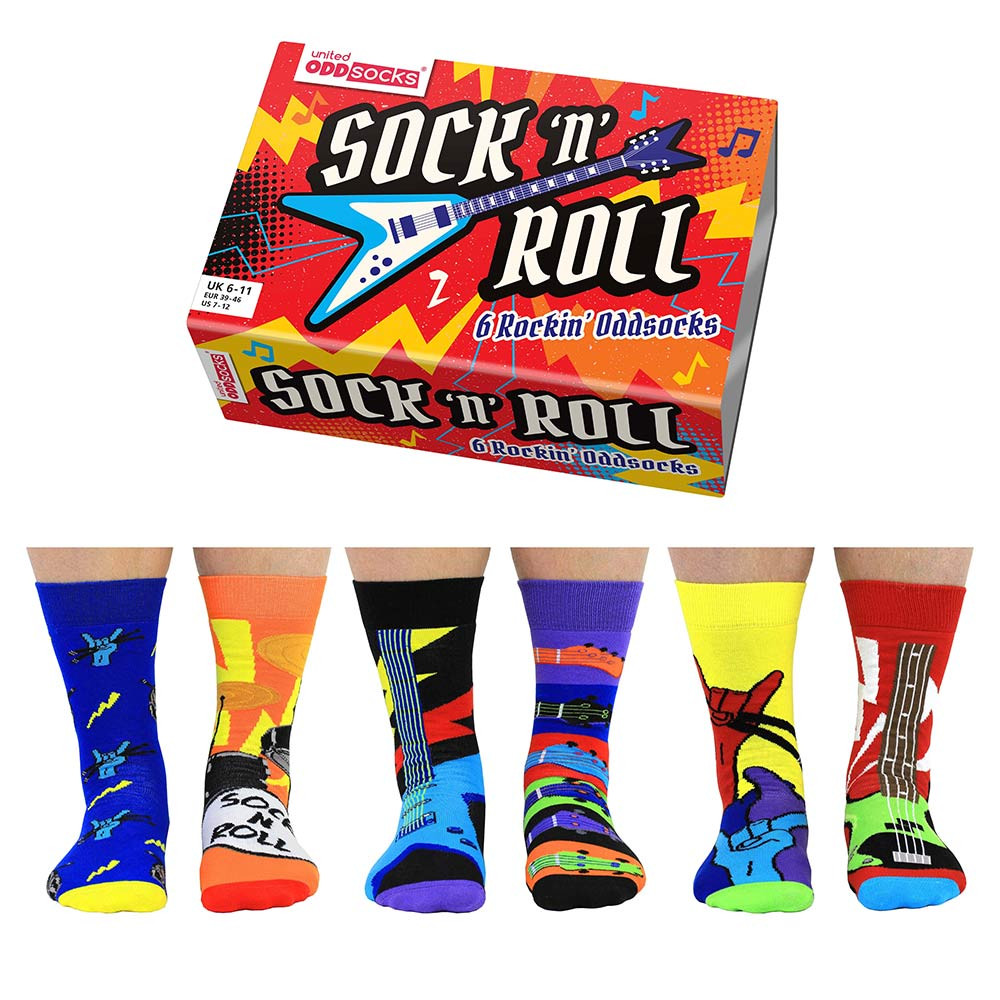 Sock N Roll Giftbox yellow