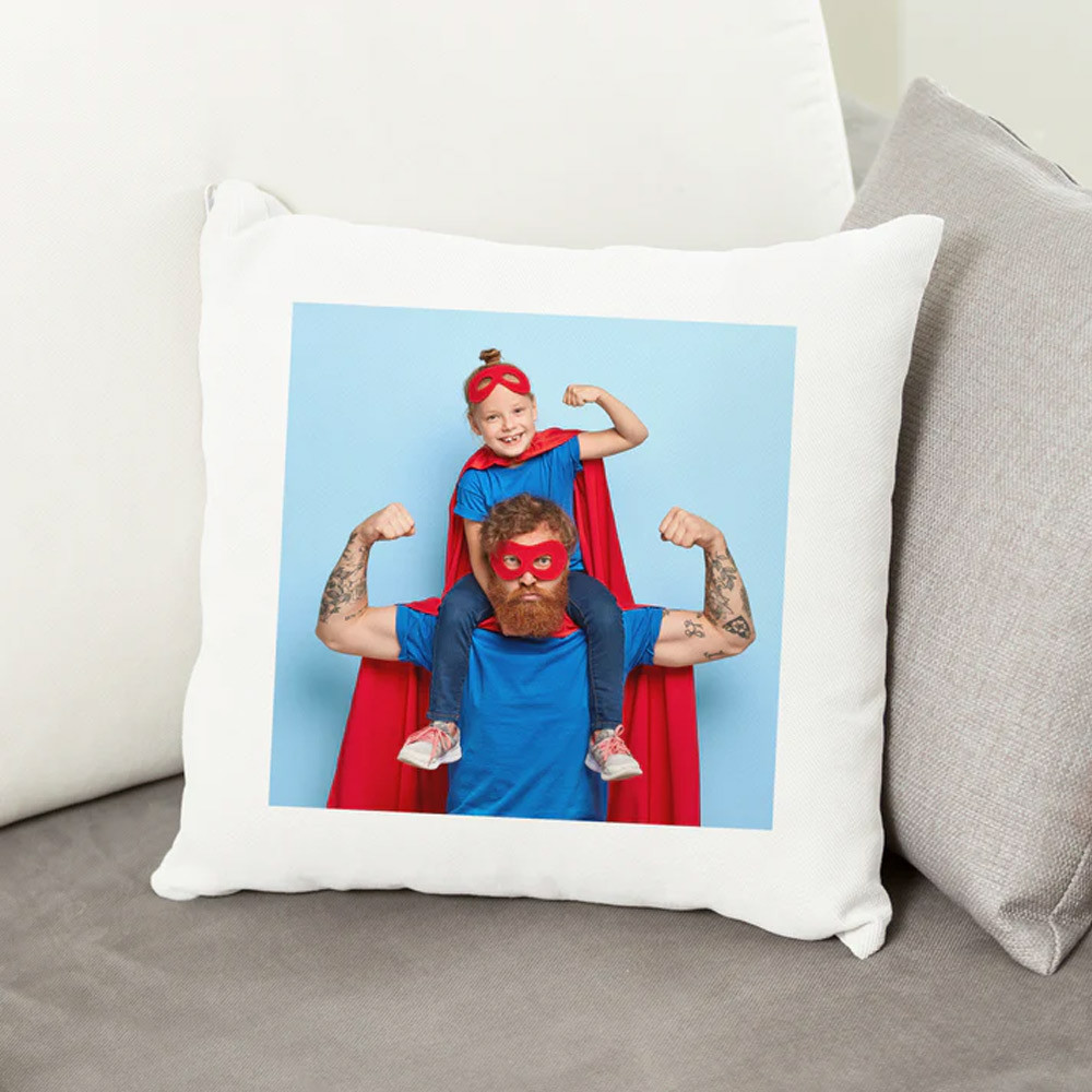 Personalised Photo Canvas Cushion Cover Small (35cm)