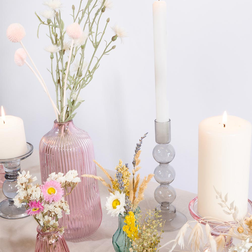 Sass & Belle Bubble Candle Holder Grey