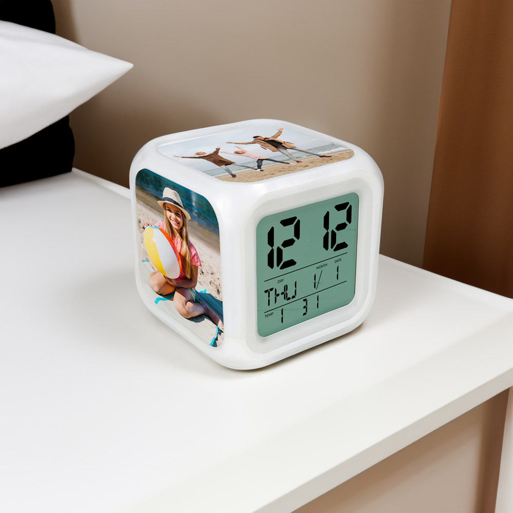 Personalised Photo Digital Alarm Clock
