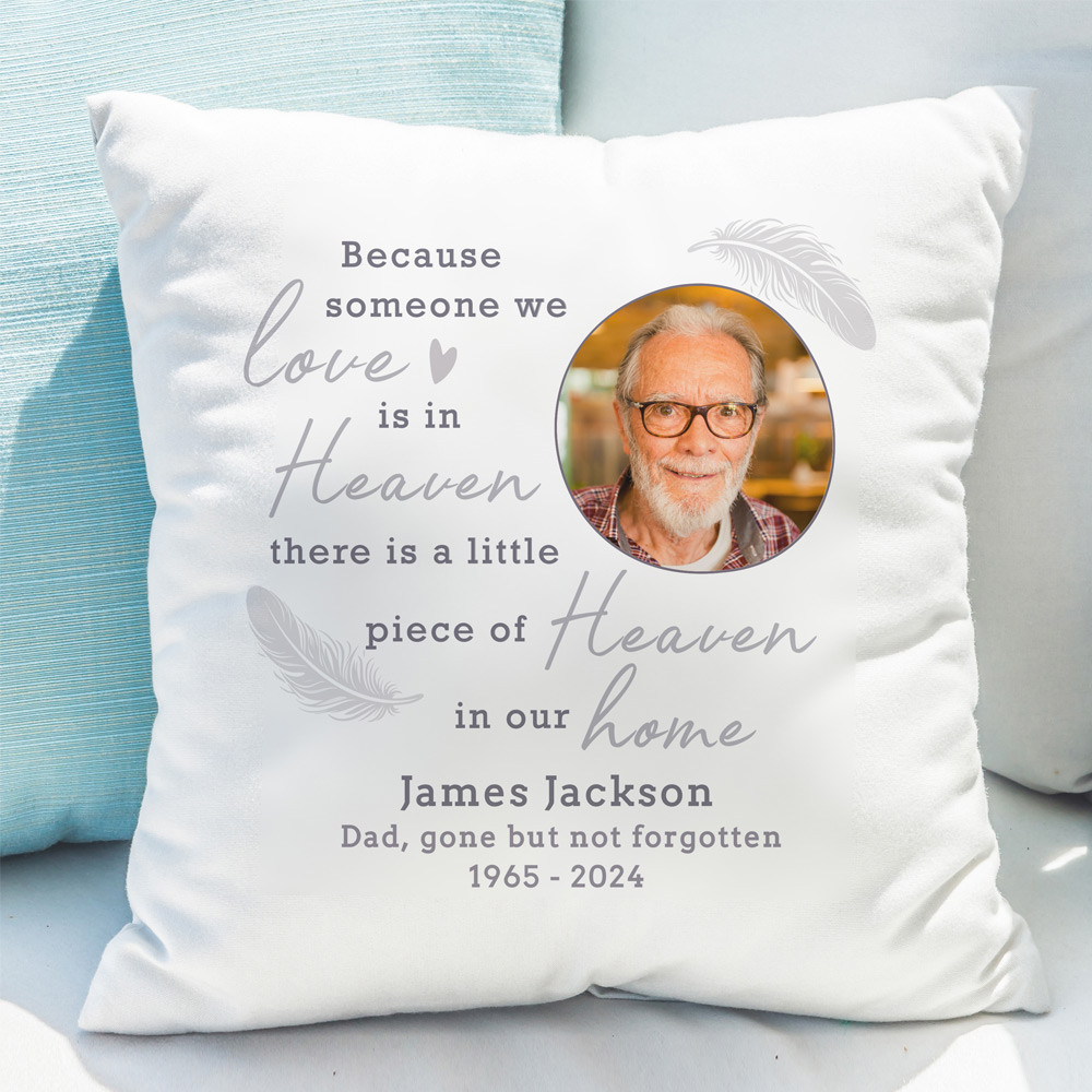 Personalised Memorial Photo Cushion