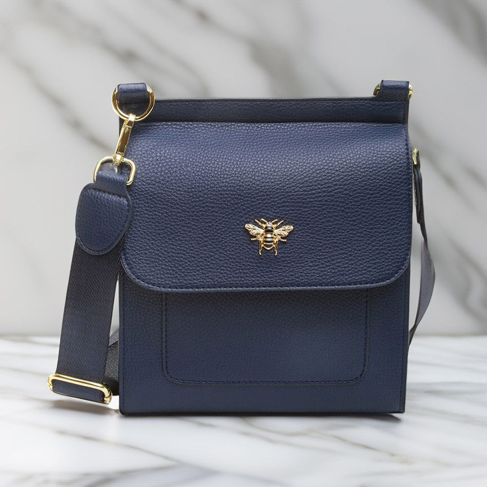 Bloomsbury Navy Cross Body Bag Messenger